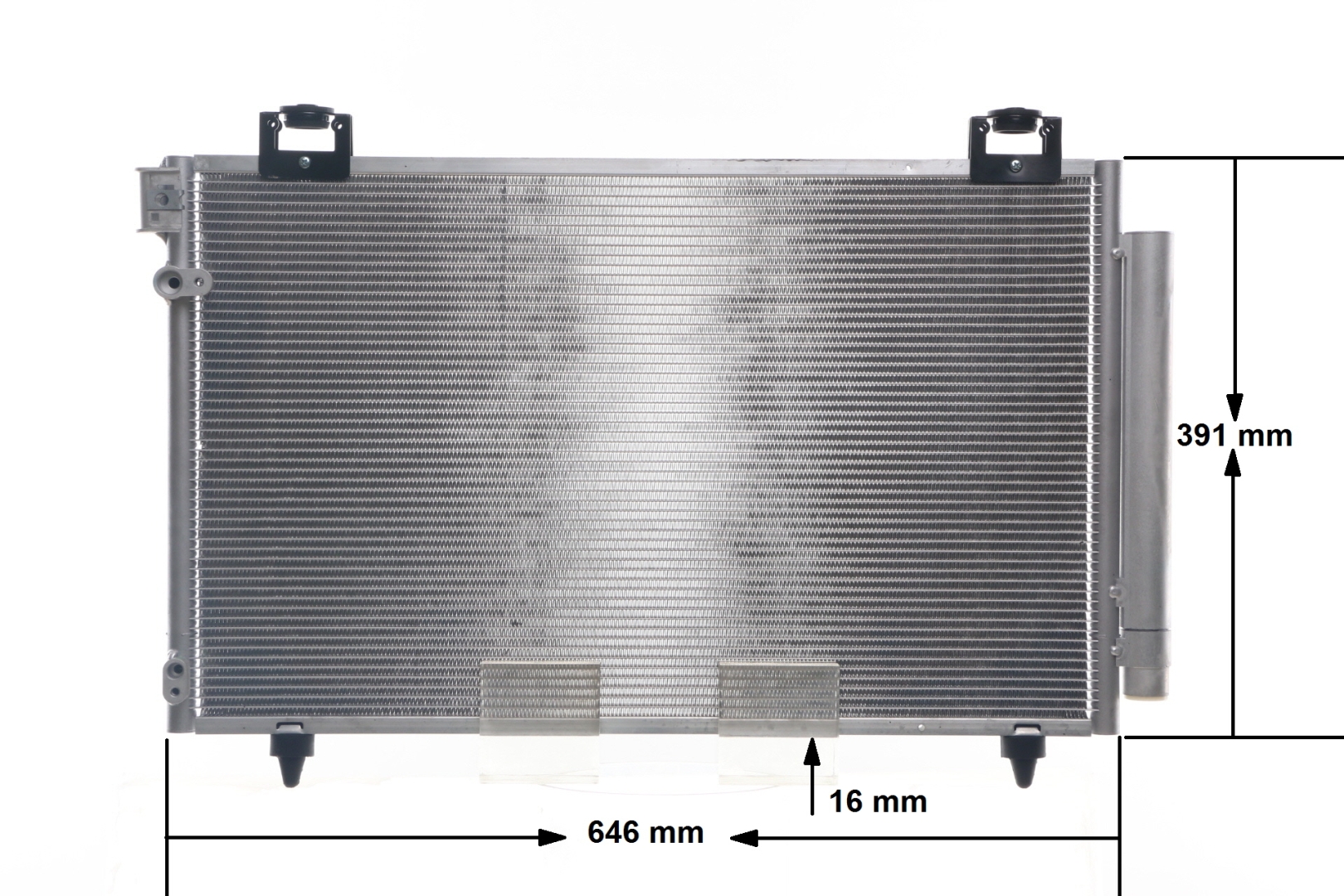 Condenseur, climatisation AC 831 000S MAHLE ORIGINAL 88450-05121 TOYOTA