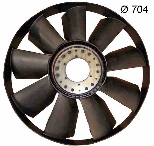 Núcleo ventilador, refr. motor CFW 4 000P MAHLE ORIGINAL 51066010256 DAF