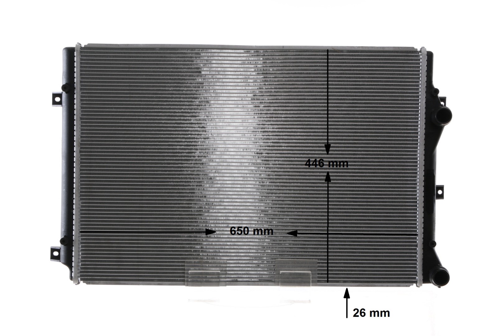MAHLE ORIGINAL 376908624 Radiador de baixa temperatura, radiador ar sobrealimentação