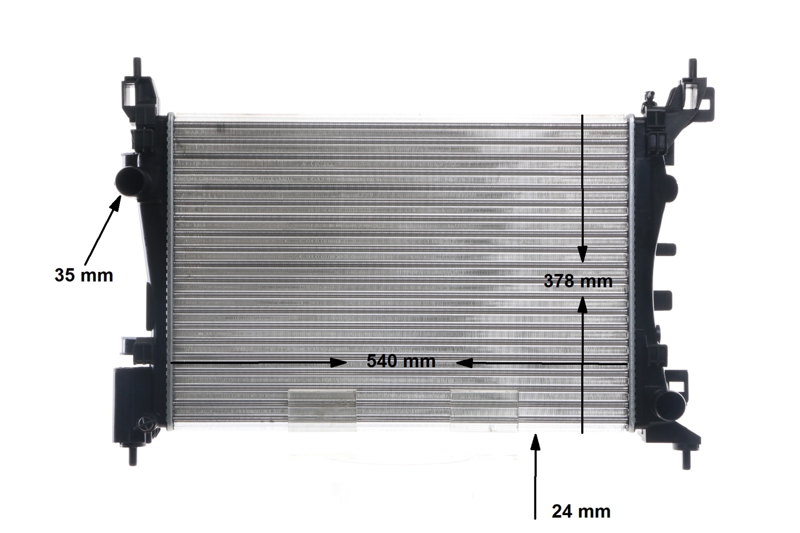 Radiador, refrigeración del motor CR 1121 000S MAHLE ORIGINAL 1330T8 PEUGEOT