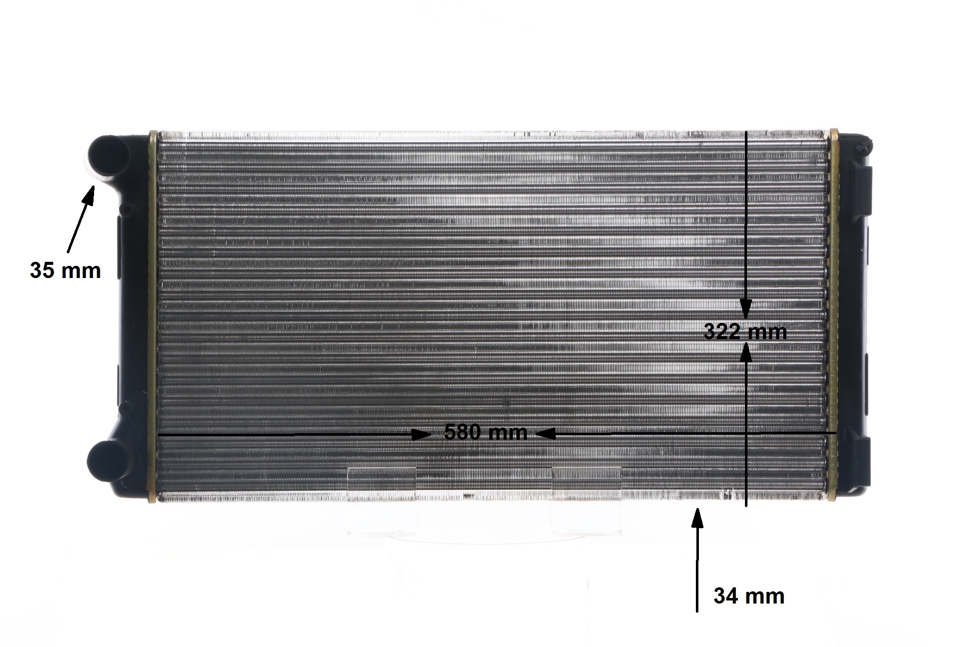MAHLE ORIGINAL CR 125 000S Radiateur de refroidissement Fiat Punto 188 1.8 130 HGT 130 CV Essence 2004