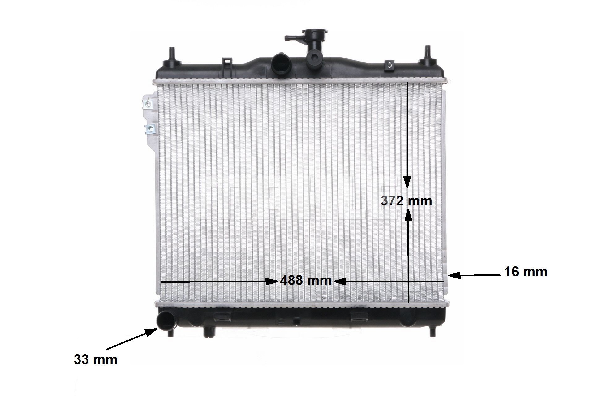 MAHLE ORIGINAL 376762004 Engine radiator
