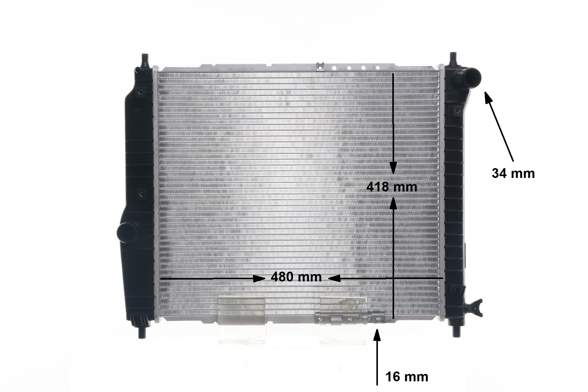 MAHLE ORIGINAL 376762641 Radiatore motore