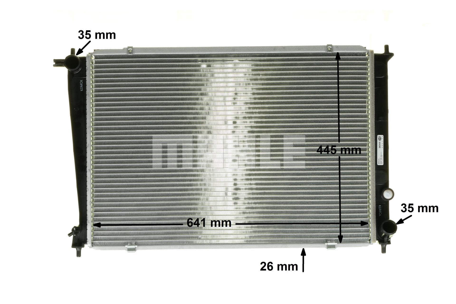 MAHLE ORIGINAL CR 1316 000P Ψυγείο νερού / εξαρτήματα Hyundai H1 Starex 2.5 TCi 101 PS Πετρέλαιο τιμες
