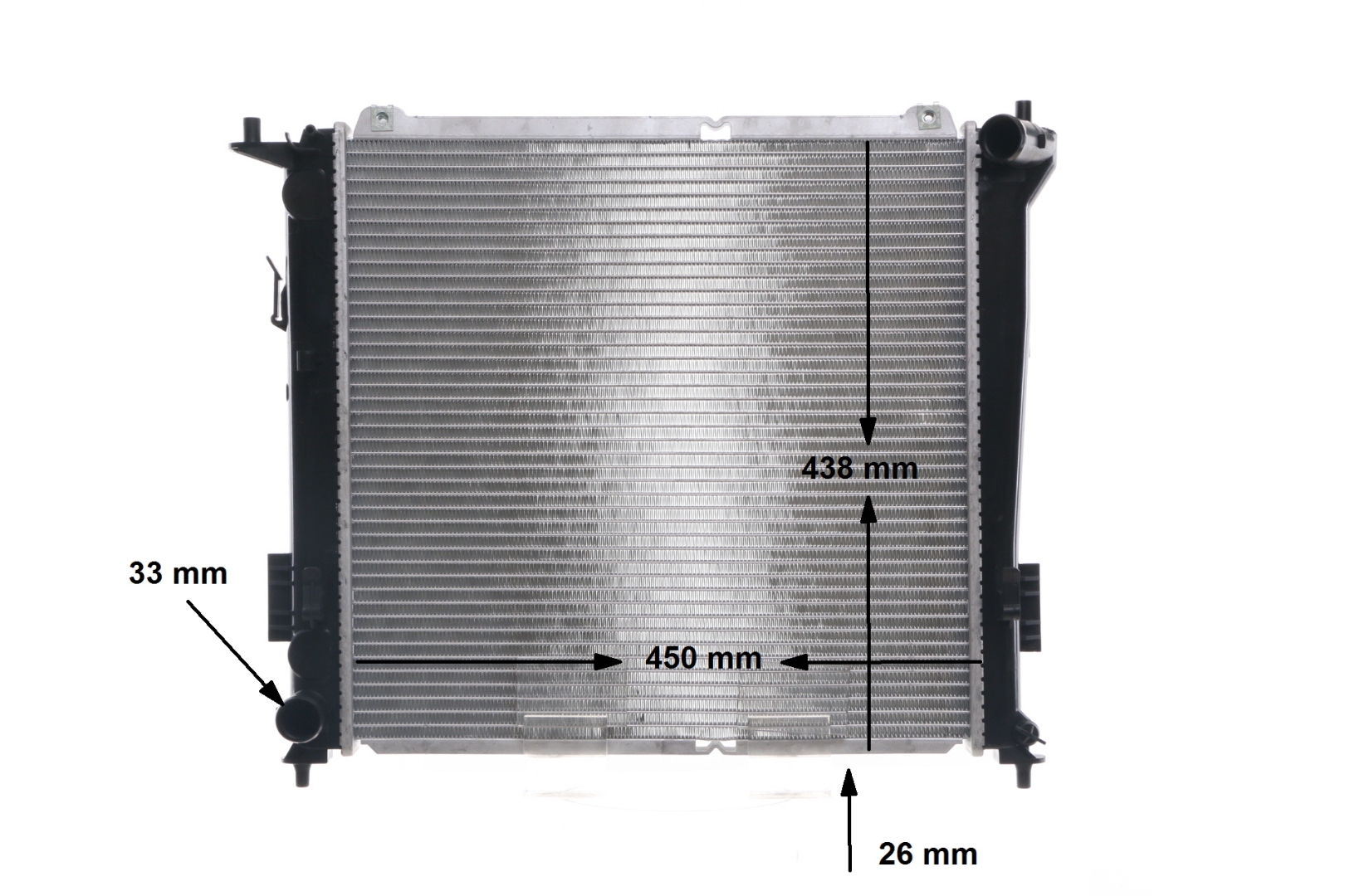 Radiateur du moteur CR 1367 000S MAHLE ORIGINAL 2531 01 H600 Radiateur du moteur CR 1367 000S MAHLE ORIGINAL 253101H600 HYUNDAI