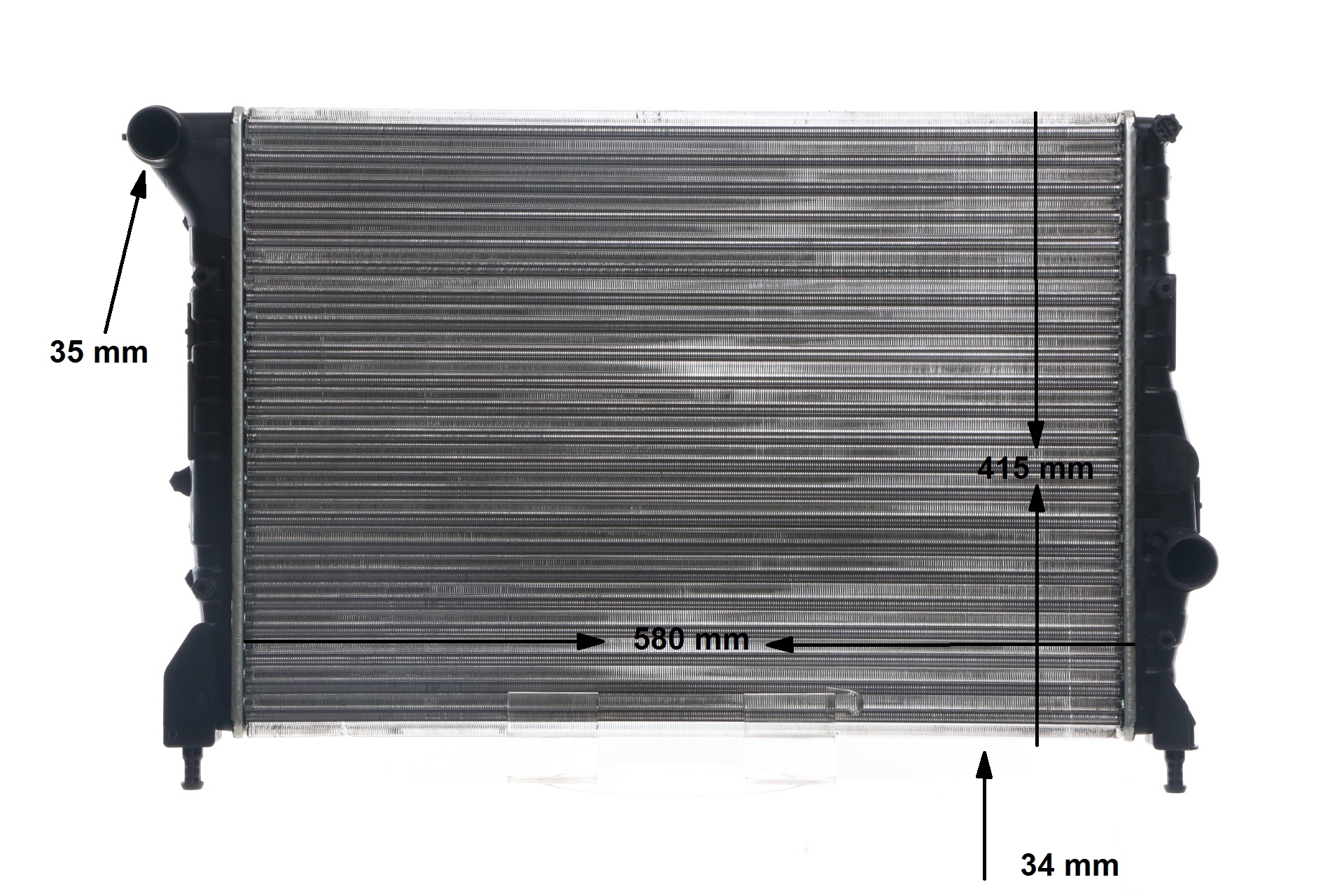 MAHLE ORIGINAL 376766114 Radiateur du moteur