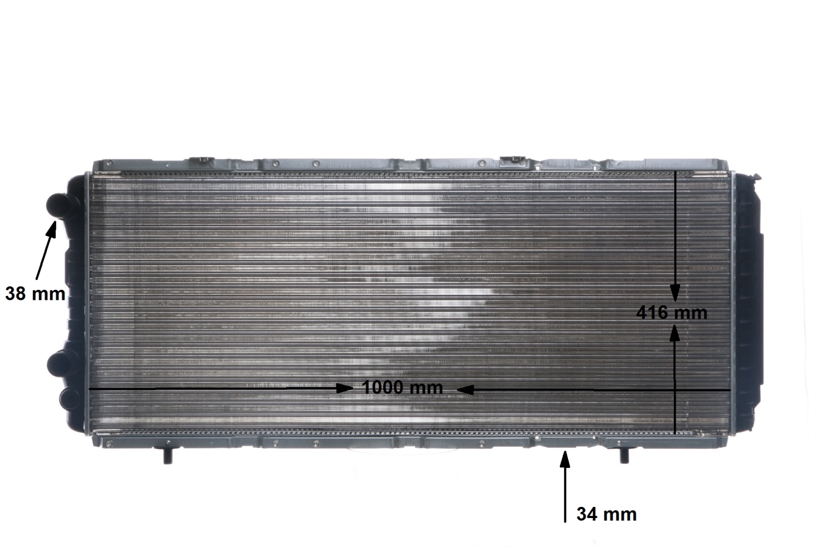 Radiateur du moteur CR 1430 000S MAHLE ORIGINAL 1330X4 RENAULT
