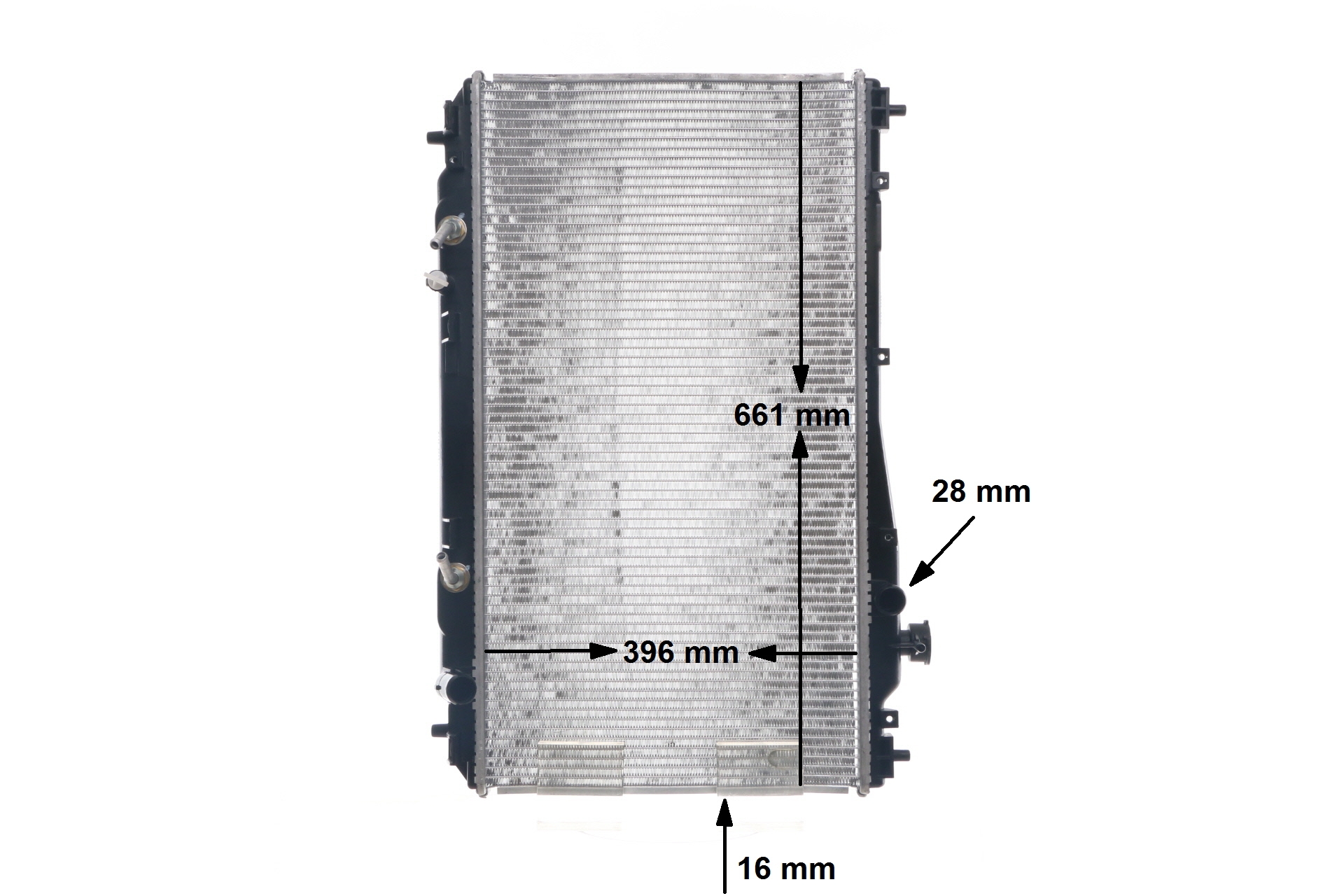 Chladič motora CR 1458 000S MAHLE ORIGINAL 19010PLC901 HONDA