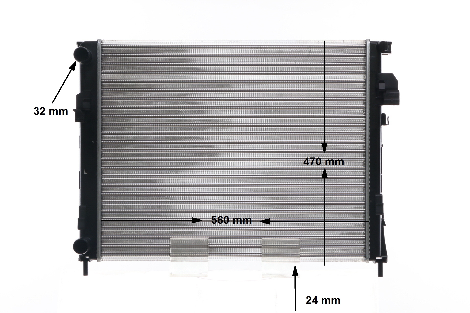 MAHLE ORIGINAL CR 1504 000S Vauxhall Vivaro Van Engine radiator replacement cost