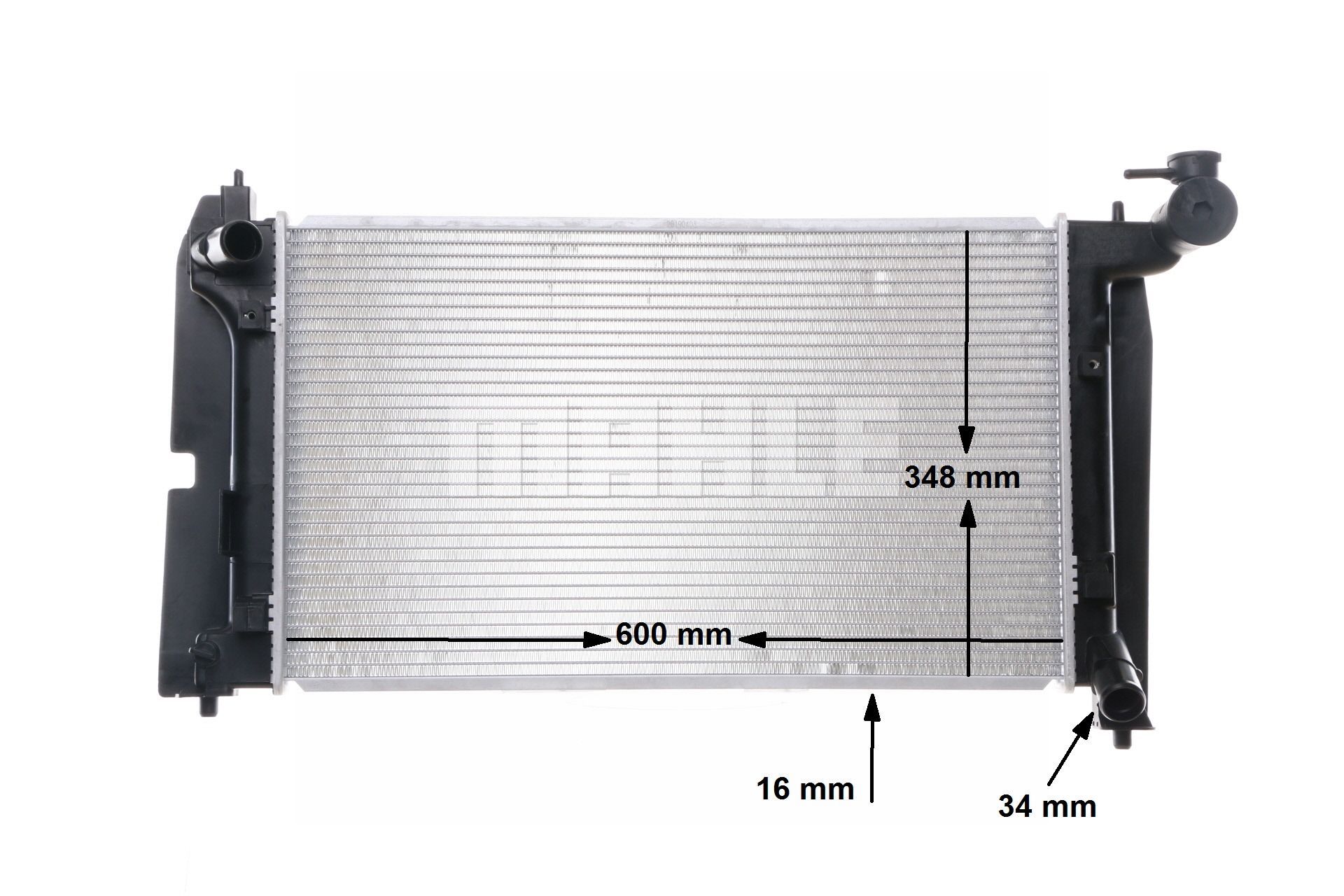 Radiateur du moteur CR 1526 000S MAHLE ORIGINAL 16400-21130 TOYOTA