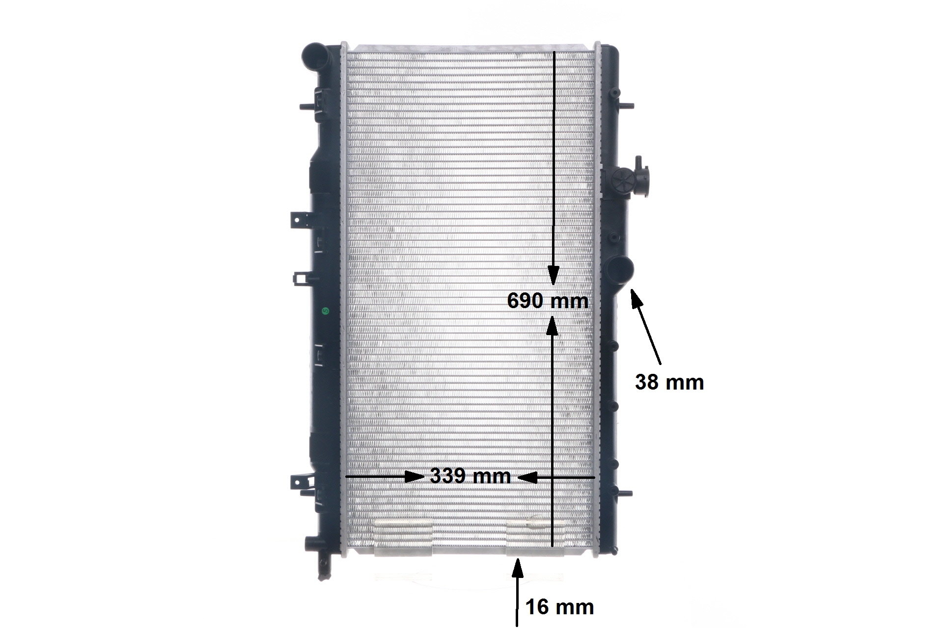 Radiateur du moteur CR 1560 000S MAHLE ORIGINAL X4511-FE102 SUBARU