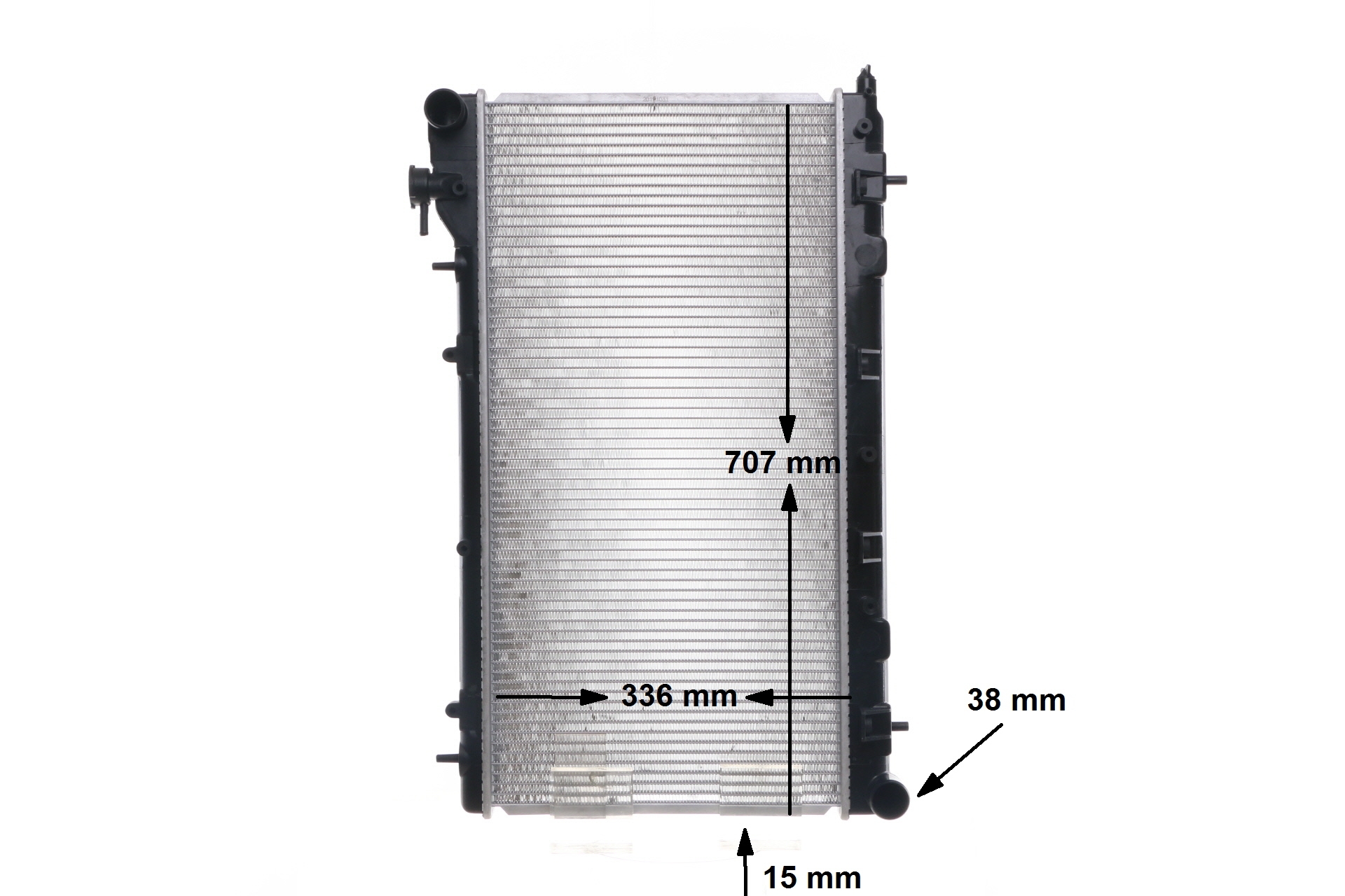 MAHLE ORIGINAL 8MK 376 775-664 Kühler, Motorkühlung