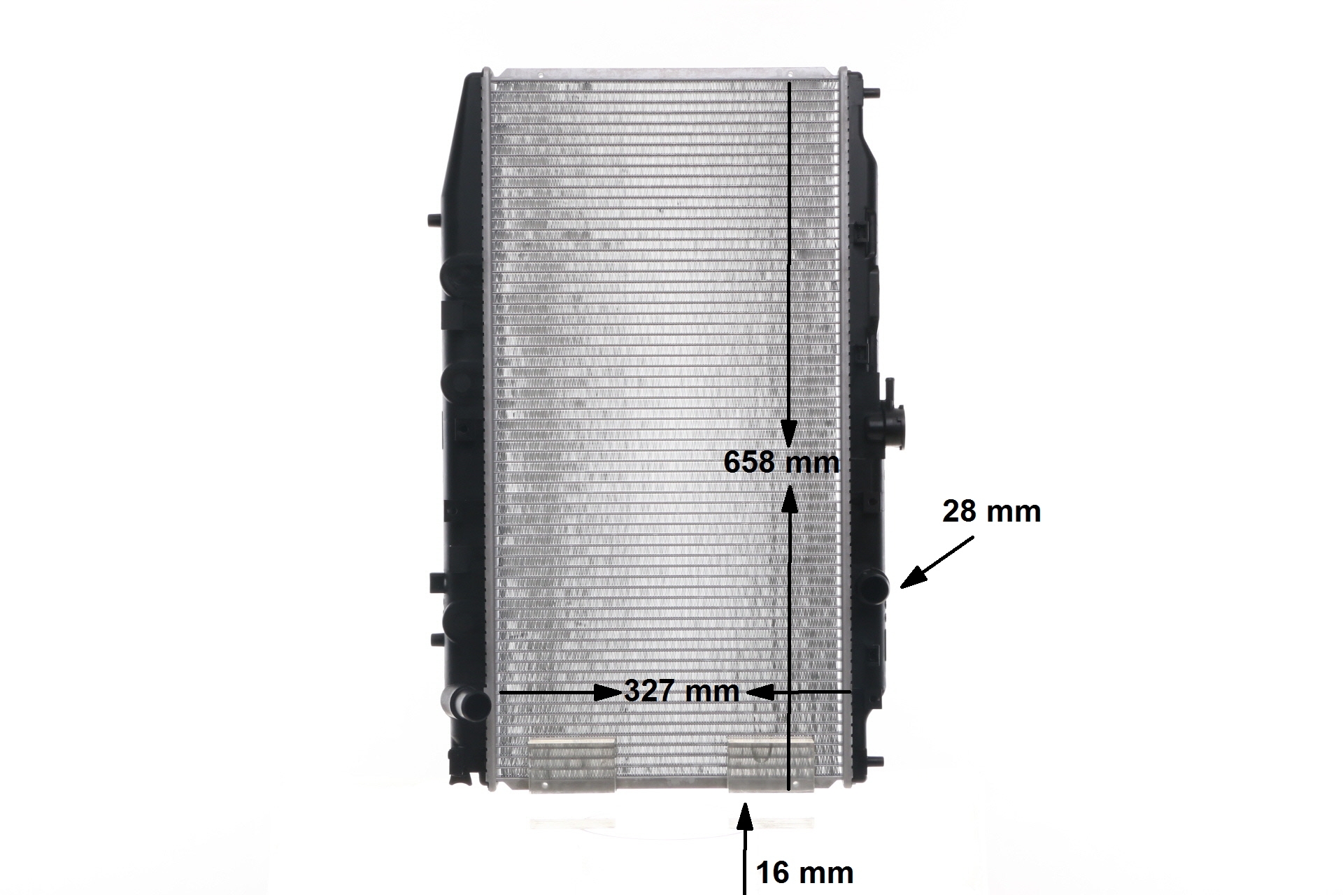 Radiateur du moteur CR 158 000S MAHLE ORIGINAL 19010PM5R01 HONDA
