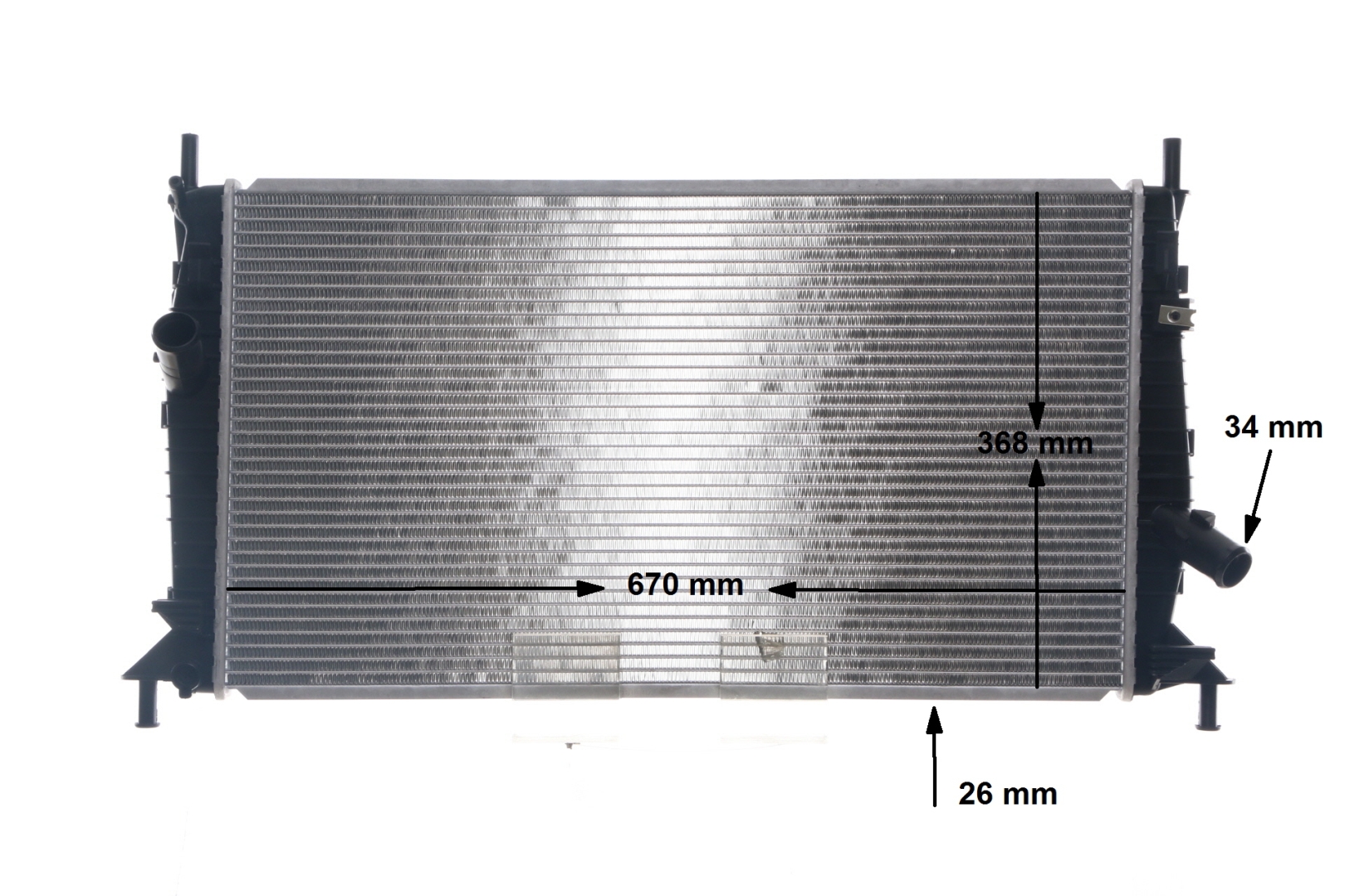 MAHLE ORIGINAL 376777254 Radiateur du moteur