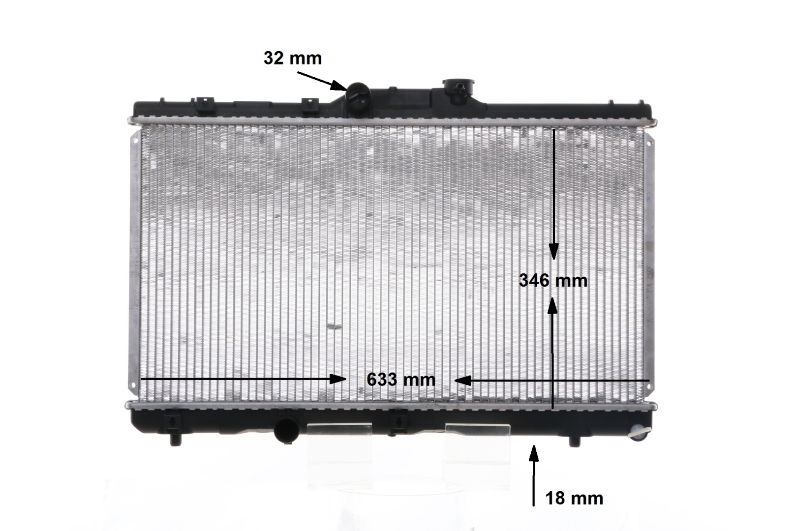 Radiateur du moteur CR 162 000S MAHLE ORIGINAL 16400 16490 TOYOTA
