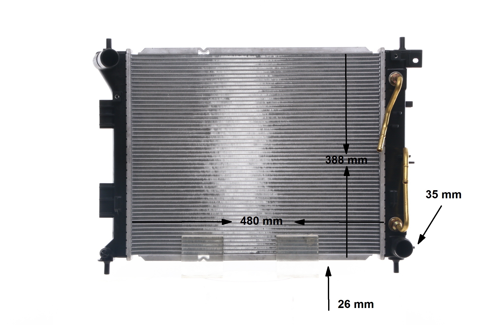 MAHLE ORIGINAL 8MK 376 781-244 Radiateur du moteur