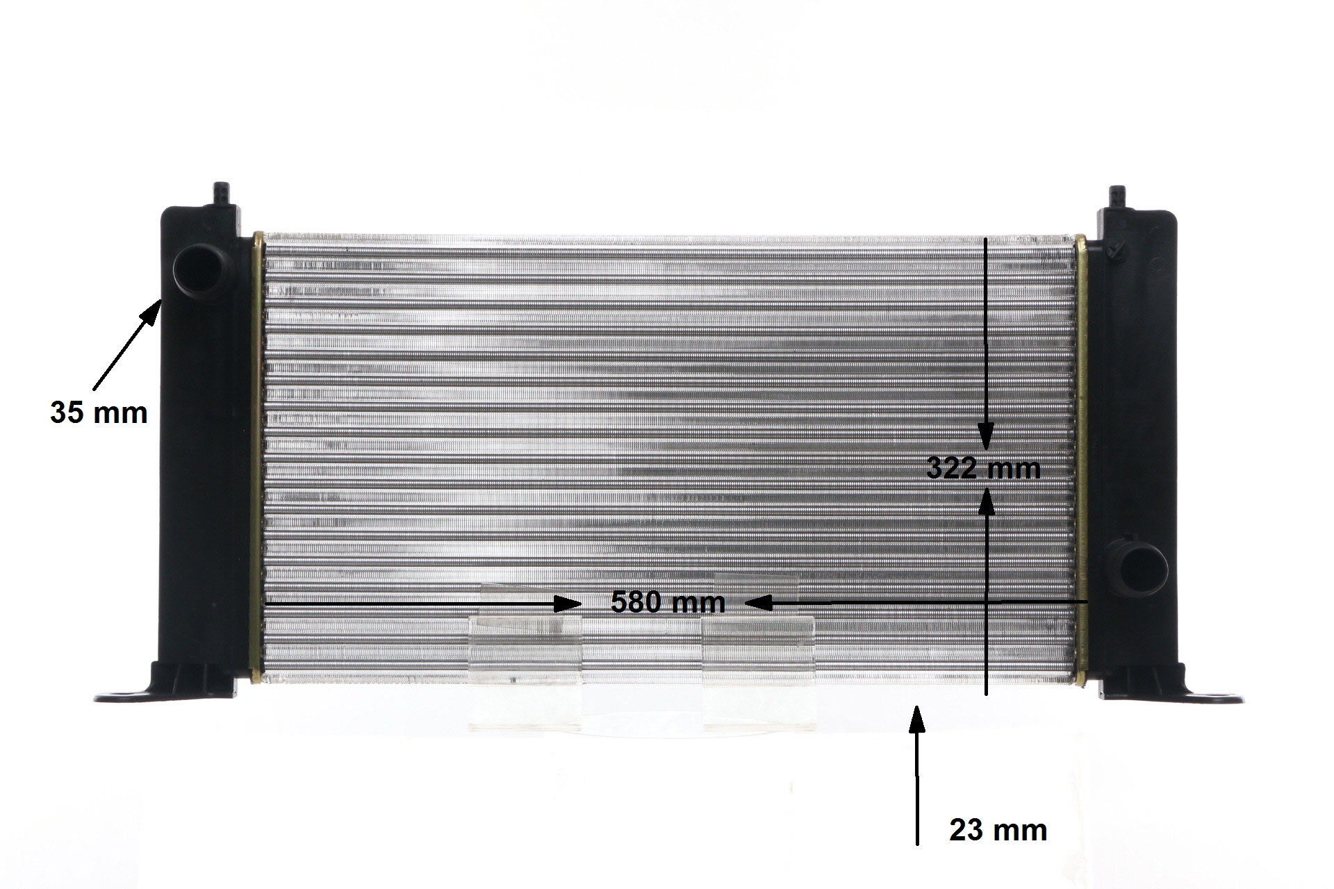 MAHLE ORIGINAL 376900084 Radiador, refrigeración del motor