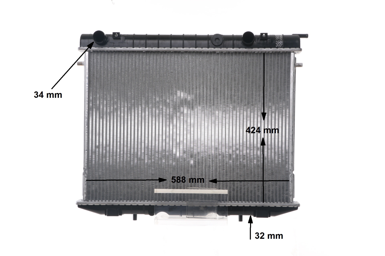 MAHLE ORIGINAL CR 208 000S Chłodnica wody VAUXHALL Frontera Sport Mk1 (A) SUV Cabrio (U92) 2.0 i 115 KM benzyna cena