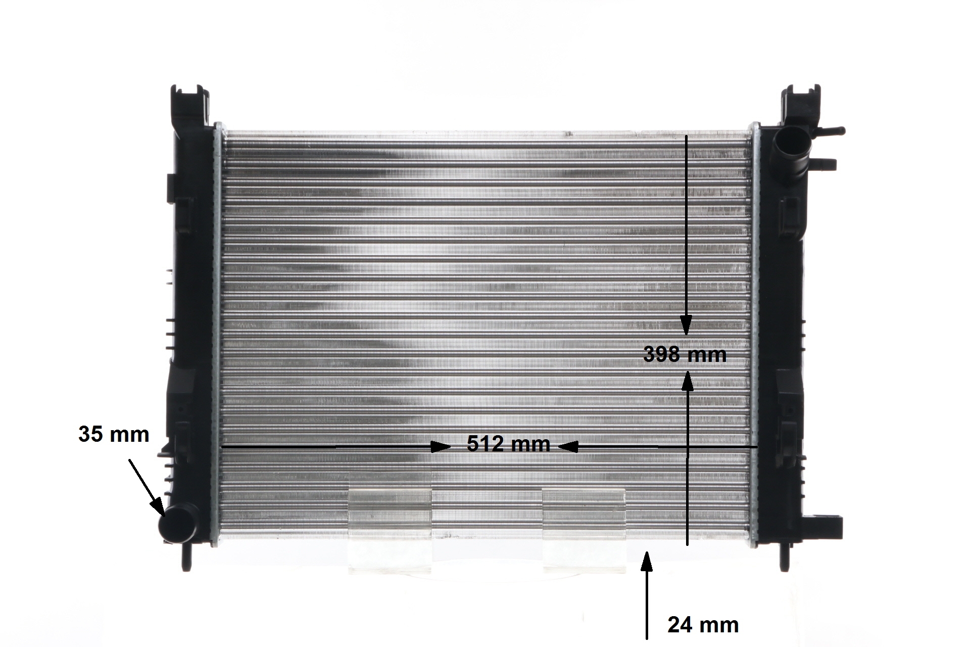 MAHLE ORIGINAL CR 2166 001S Radiator Renault CAPTUR goedkoop