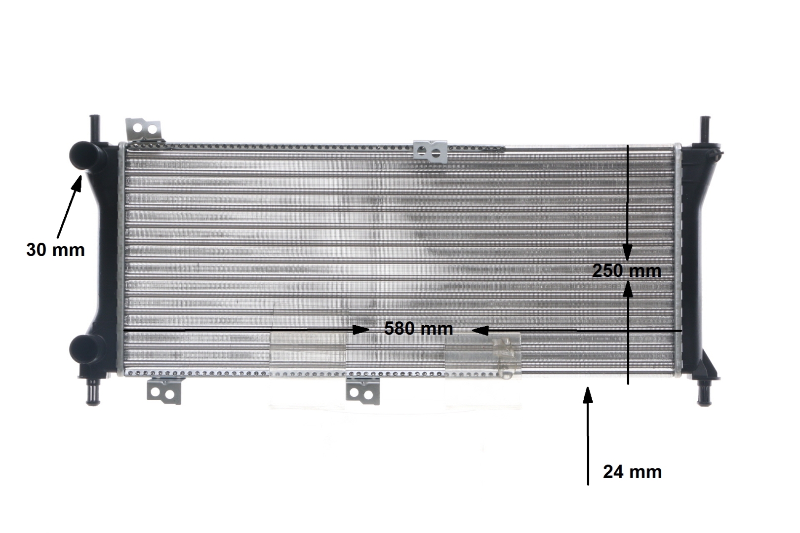 MAHLE ORIGINAL Ψυγείο, ψύξη κινητήρα CR 2173 000S Ψυγειο νερου MAHLE ORIGINAL Fiat CINQUECENTO CR 2173 000S