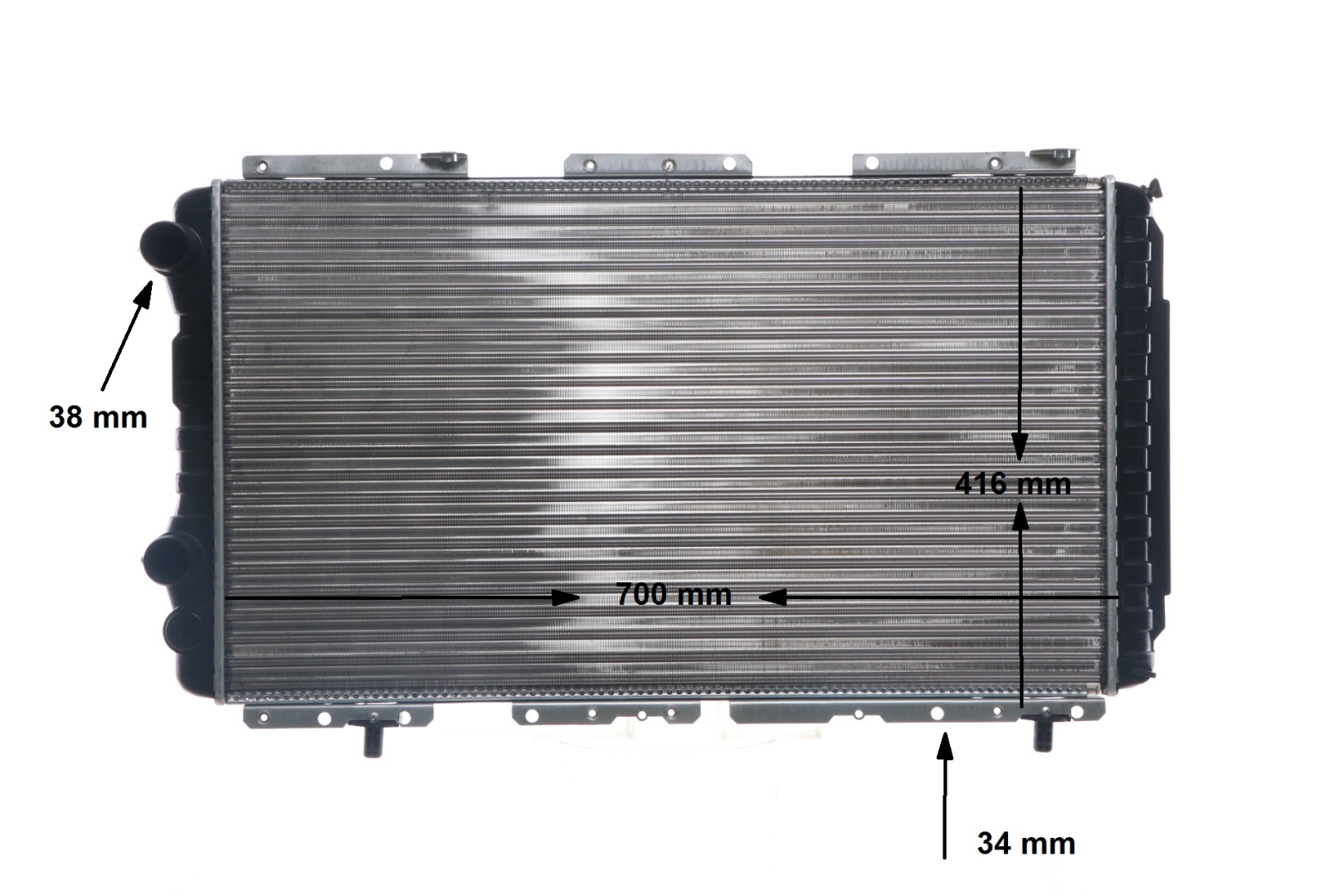 Engine radiator CR 2174 000S MAHLE ORIGINAL 7174 9744 Engine radiator 376976004 MAHLE ORIGINAL 71749744 CITROËN