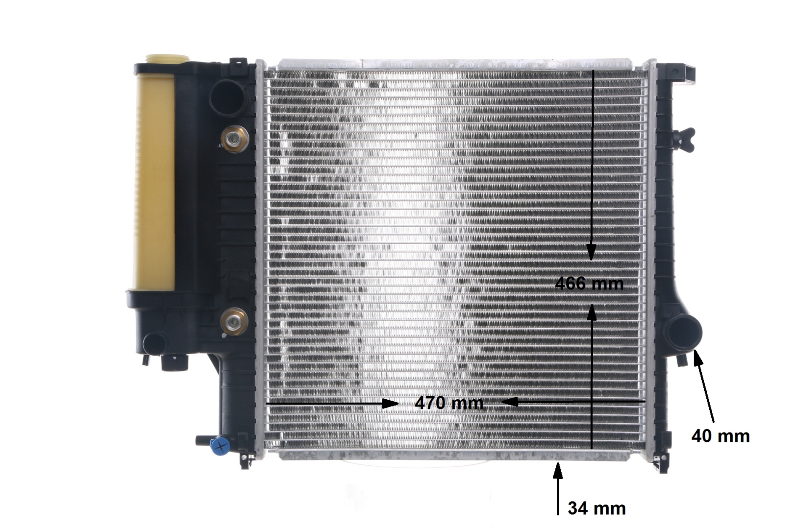 MAHLE ORIGINAL 376713174 Radiaator, mootorijahutus