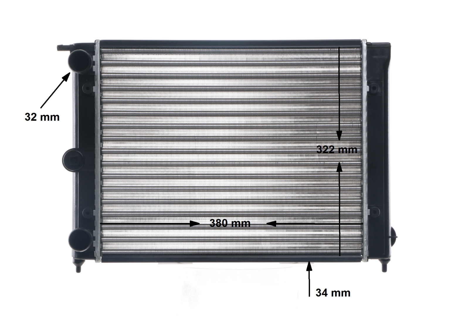 MAHLE ORIGINAL CR 344 000S Radiator VW Derby 2 goedkoop