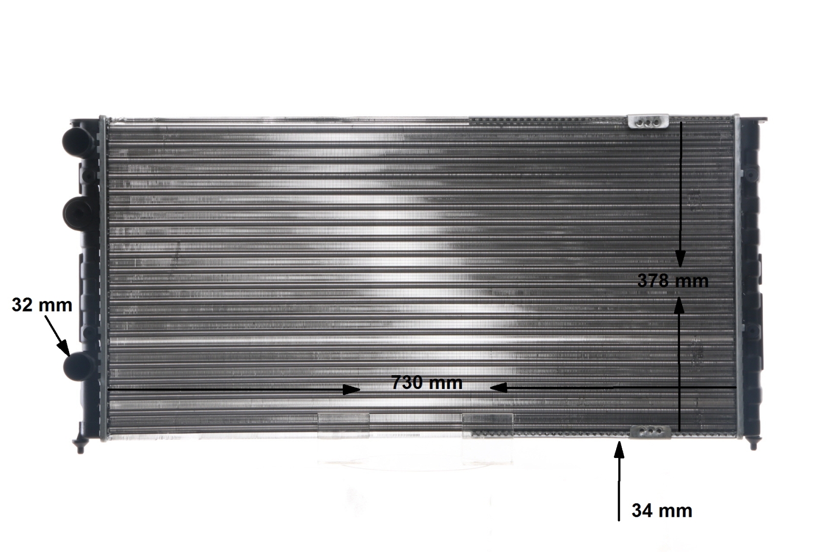MAHLE ORIGINAL CR 409 000S Ψυγείο νερού VW Passat B4 35i 1.6 TD 80 PS Πετρέλαιο τιμες