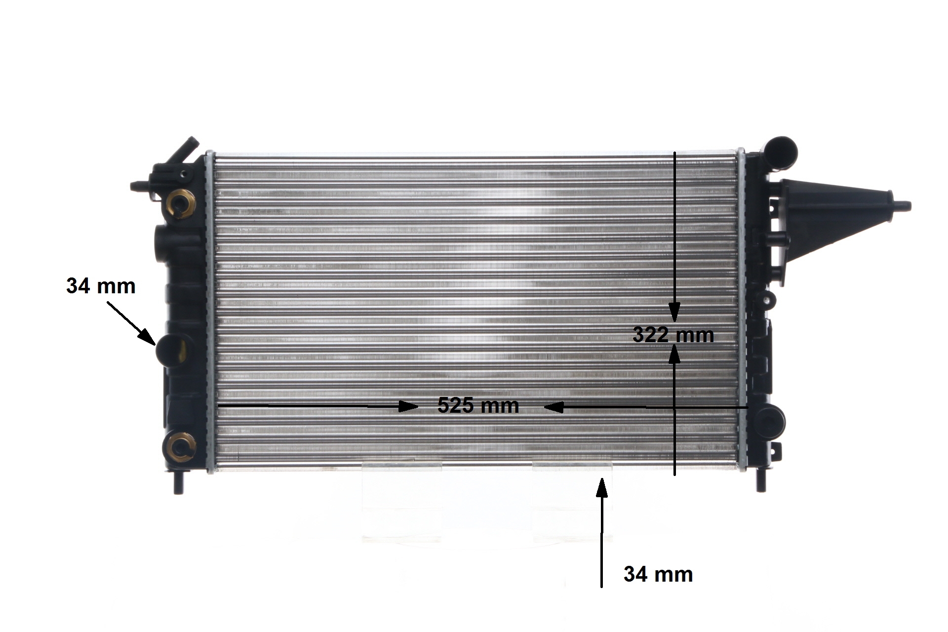 MAHLE ORIGINAL 376715481 Radiateur du moteur