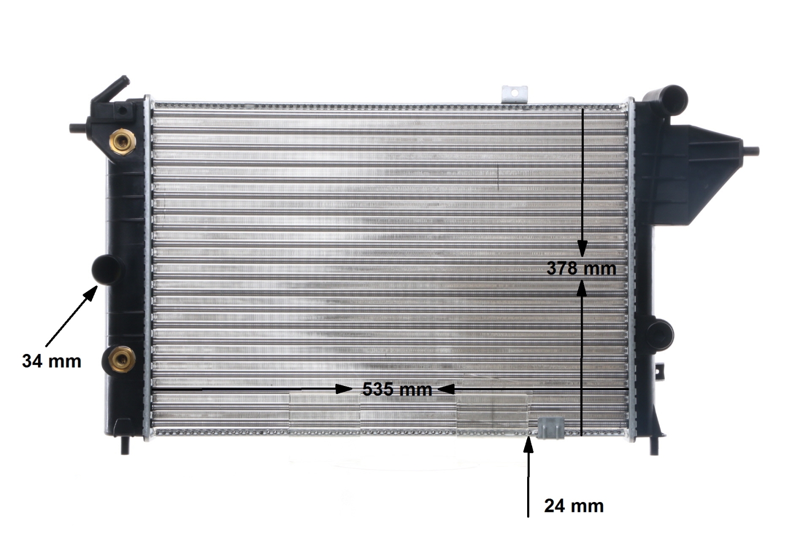 MAHLE ORIGINAL 8MK 376 715-731 Radiator, motorkjøling