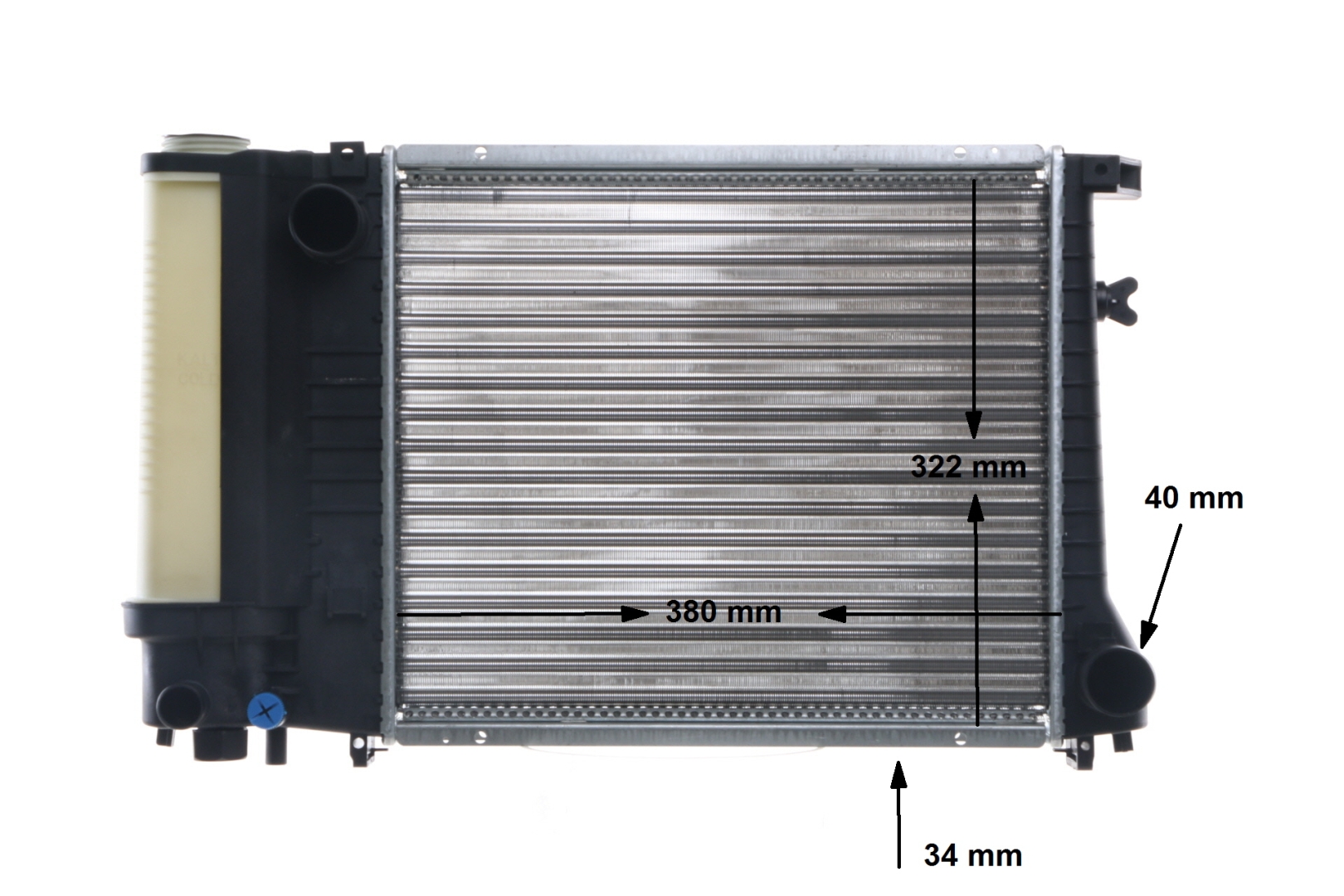 Radiador, refrigeración del motor CR 483 000S MAHLE ORIGINAL 1711 1719 024 BMW