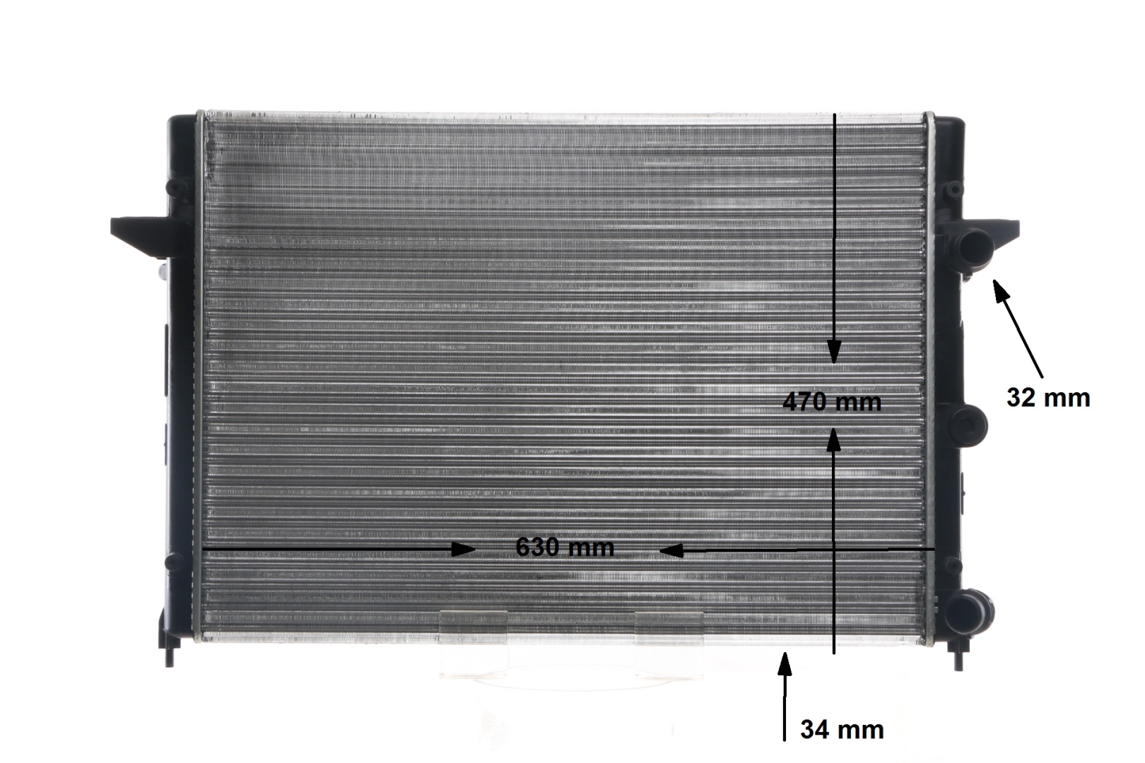 MAHLE ORIGINAL CR 640 000S Radiateur moteur VOLKSWAGEN SHARAN 2008