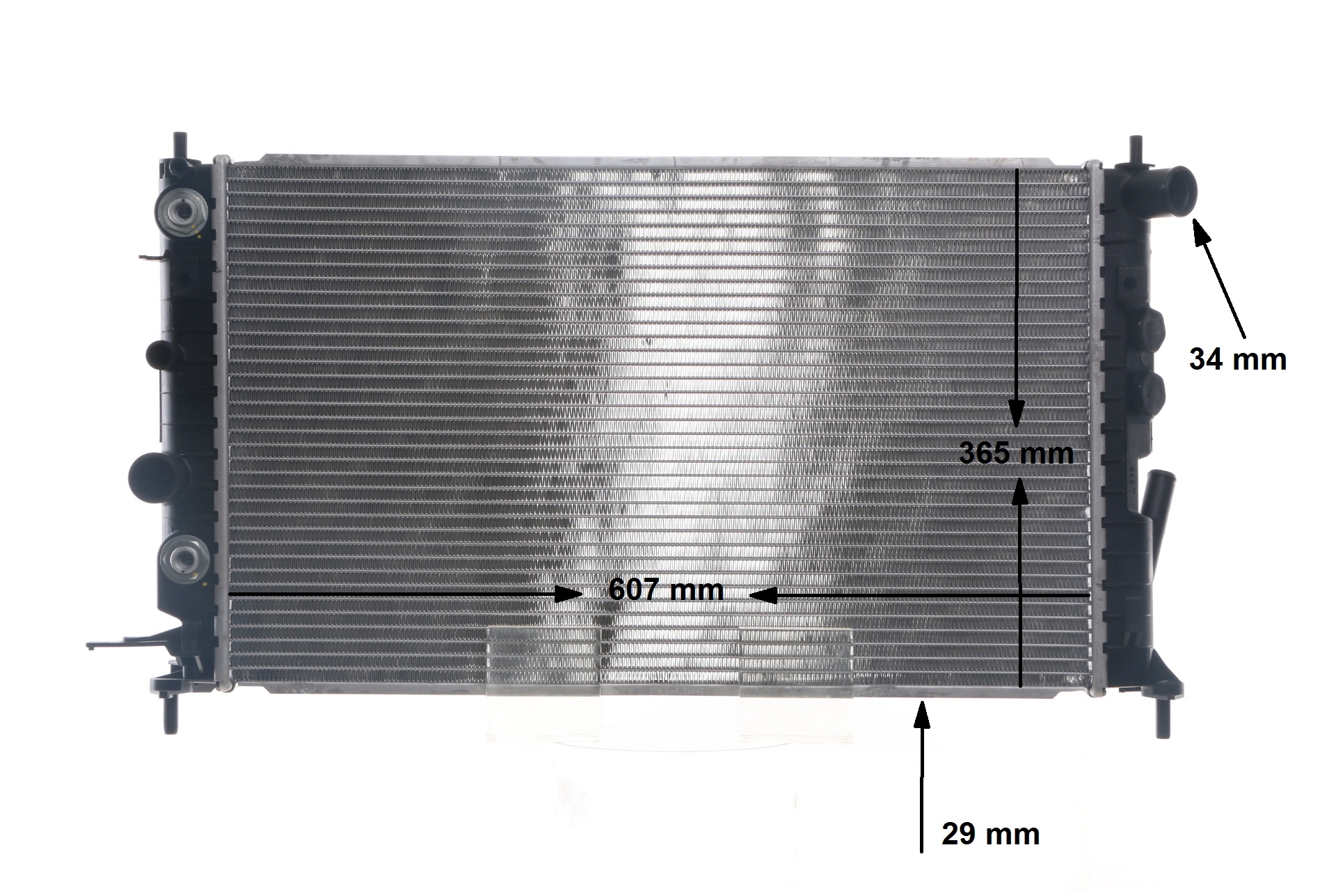 MAHLE ORIGINAL CR649000S Radiateur van de motor Vectra Mk1 (B) Sedan (J96) prijs