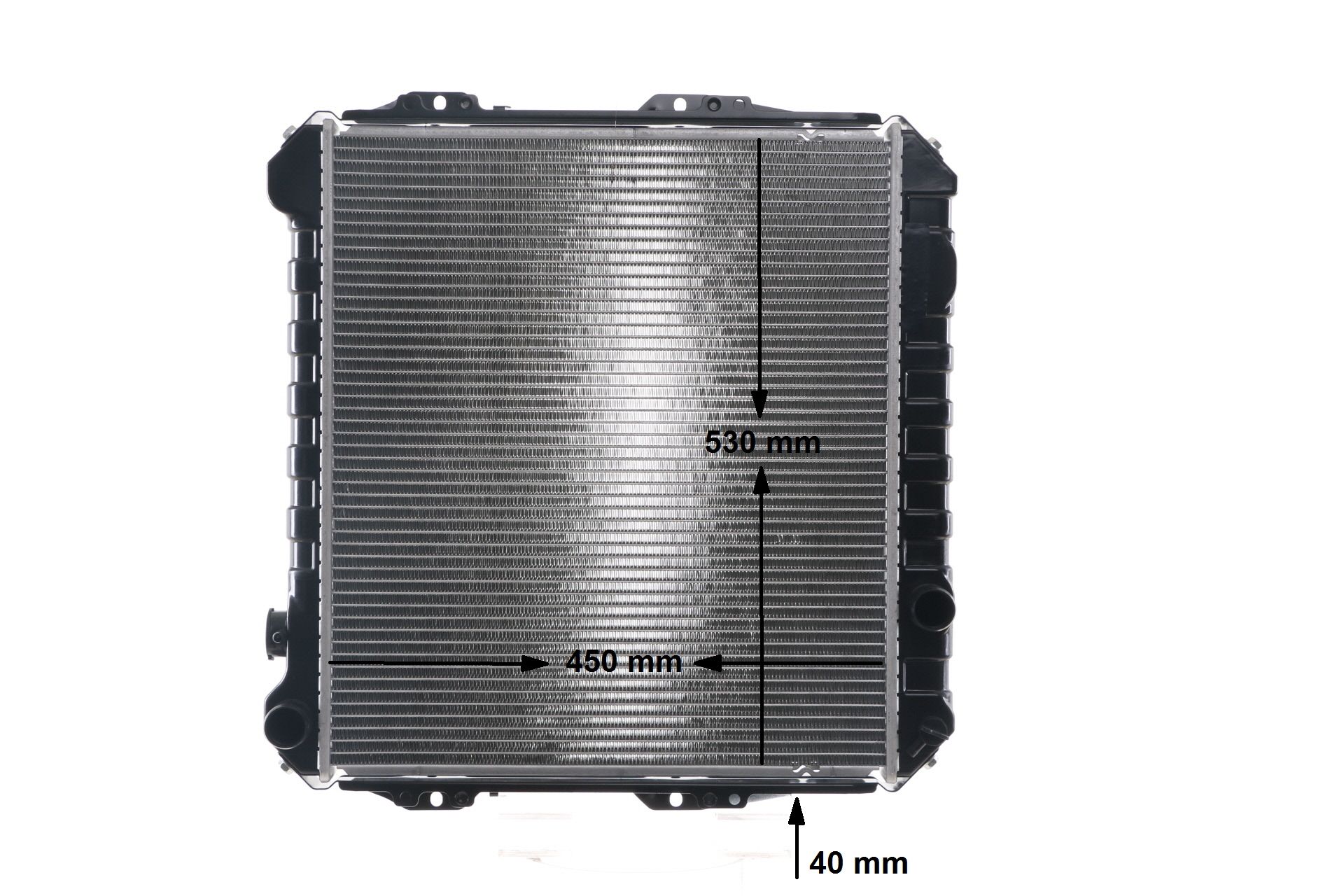 MAHLE ORIGINAL CR 758 001S Ūdens radiatori TOYOTA Hilux V Pickup 2.4 D 4WD (LN110_) 79 ZS Dīzelis cena