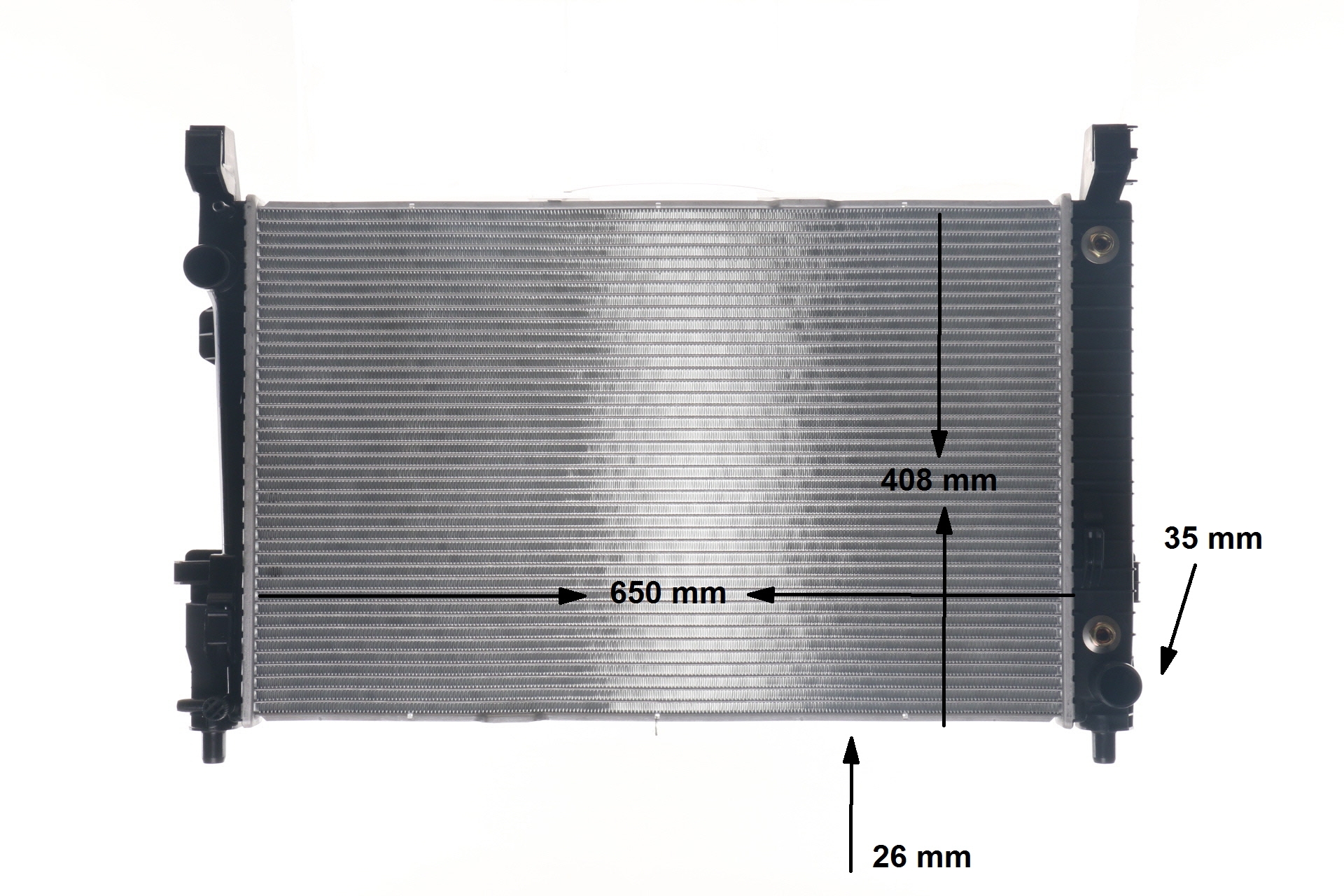 Radiateur du moteur CR 781 000S MAHLE ORIGINAL A169 500 04 04 MAZDA