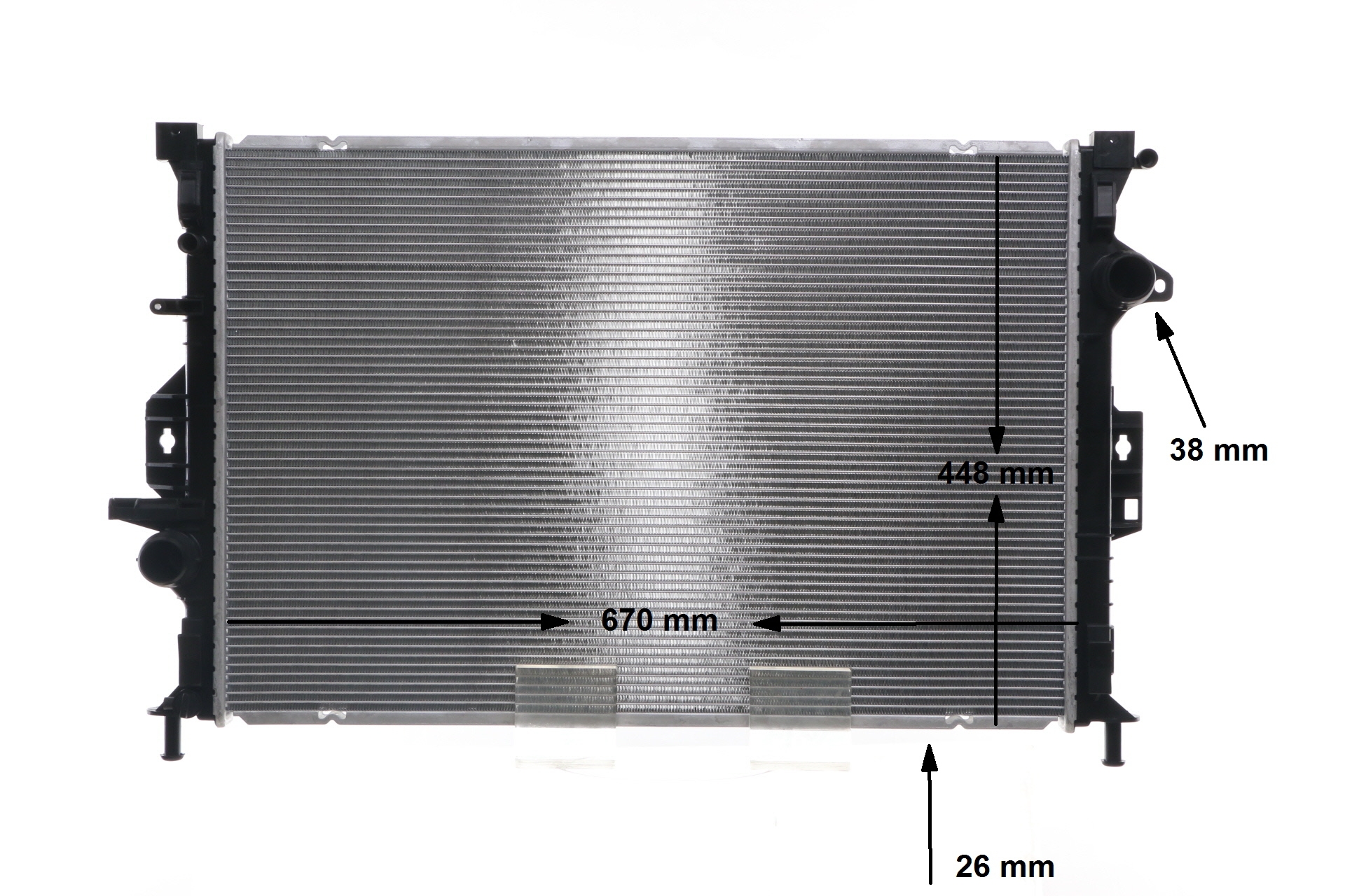 MAHLE ORIGINAL 376733644 Radiateur du moteur