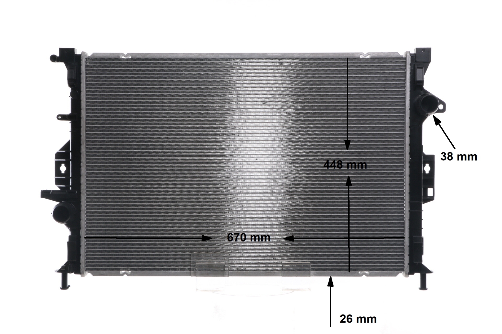 Kylare CR 815 000S MAHLE ORIGINAL CV618005EA FORD