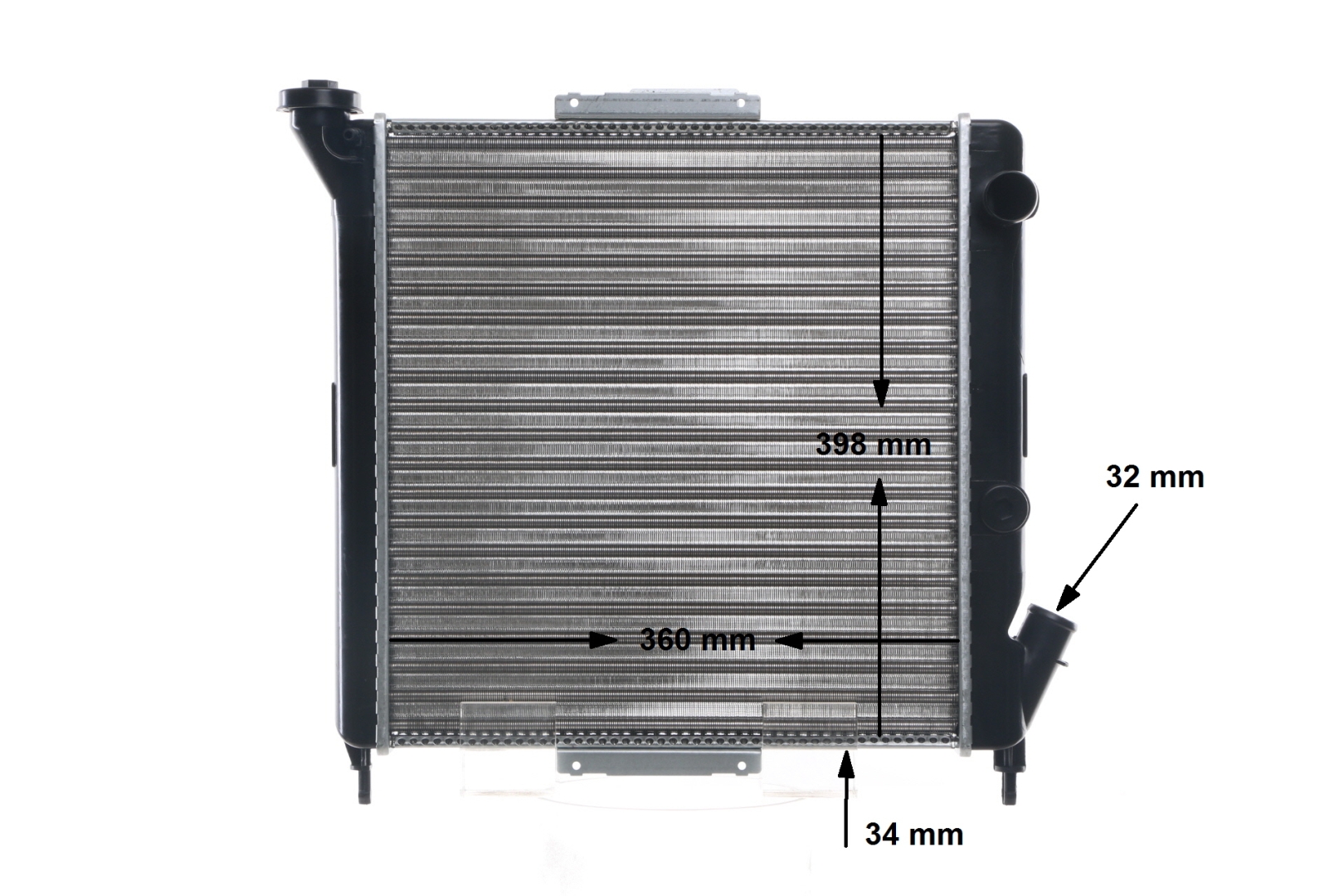 MAHLE ORIGINAL CR 832 000S Radiateur de refroidissement Renault Rapid Van 1.1 45 CV Essence 1987