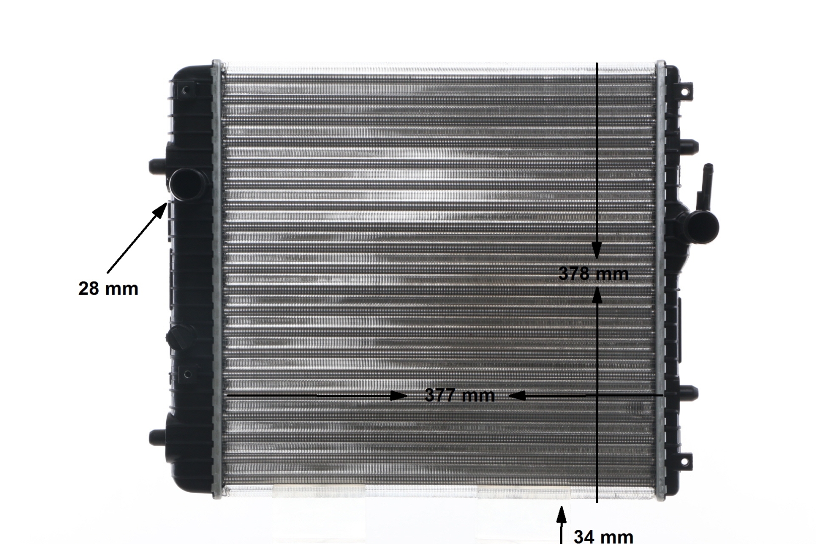MAHLE ORIGINAL CR 837 001S VAUXHALL Agila Mk1 (A) (H00) 1.0 12V 60 hp Petrol Radiators price