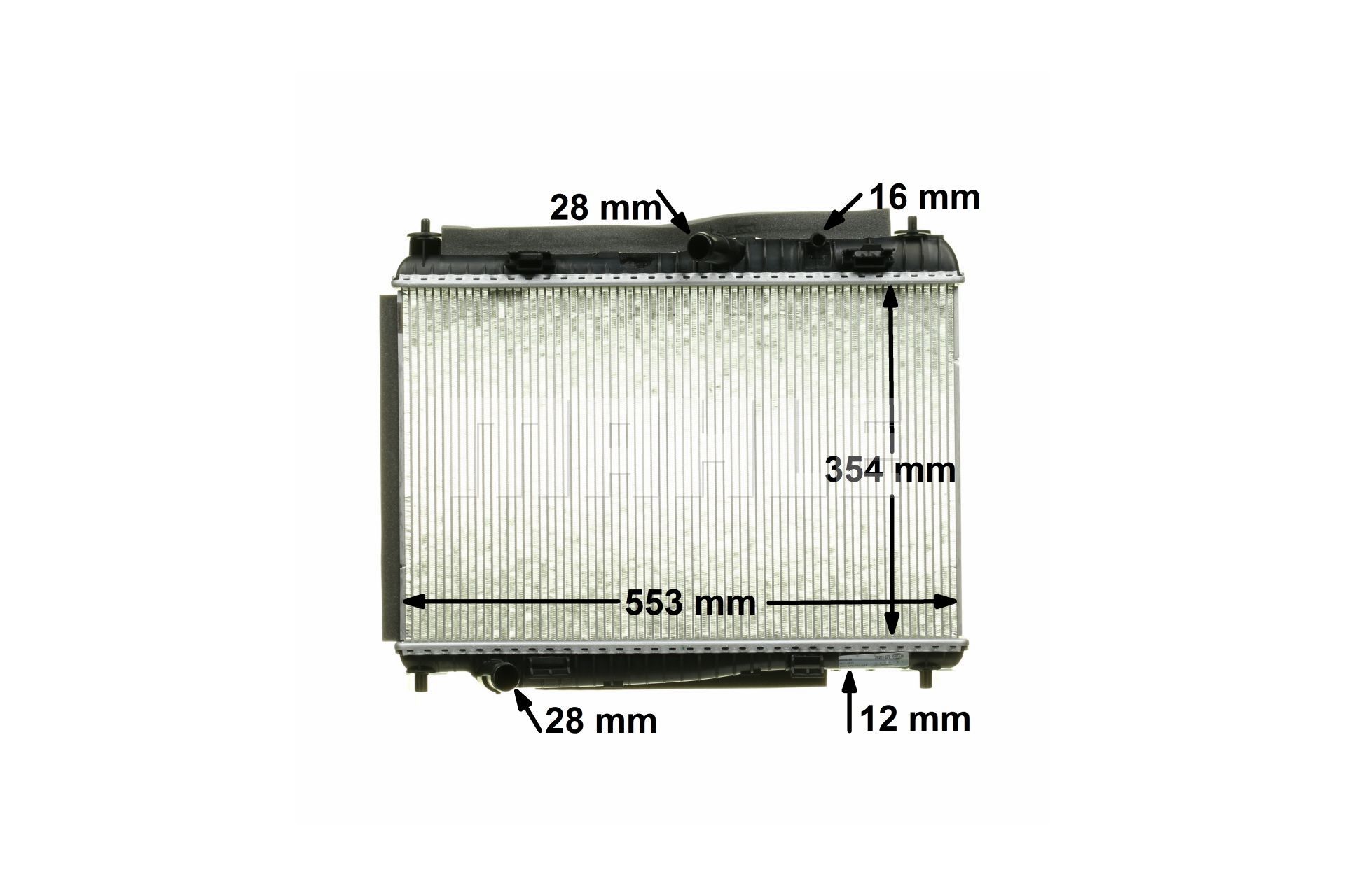 MAHLE ORIGINAL CR 87 000P Mootori jahutusradiaator Ford B-Max JK originaal hind
