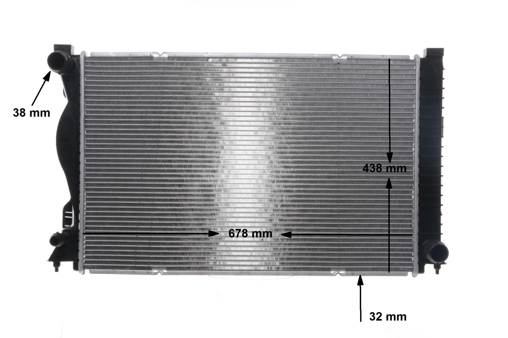 MAHLE ORIGINAL CR 978 000S Radiaator Audi A6 4f2 2.8 FSI 210 hj Bensiin hind