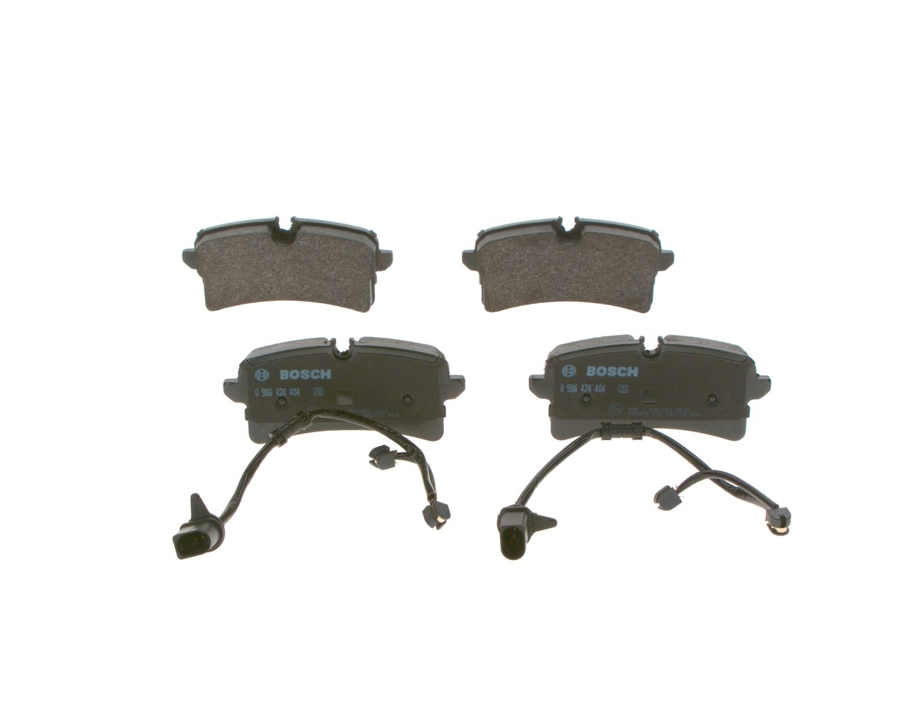 Remblokken 0 986 424 404 BOSCH 95B 698 451 B AUDI