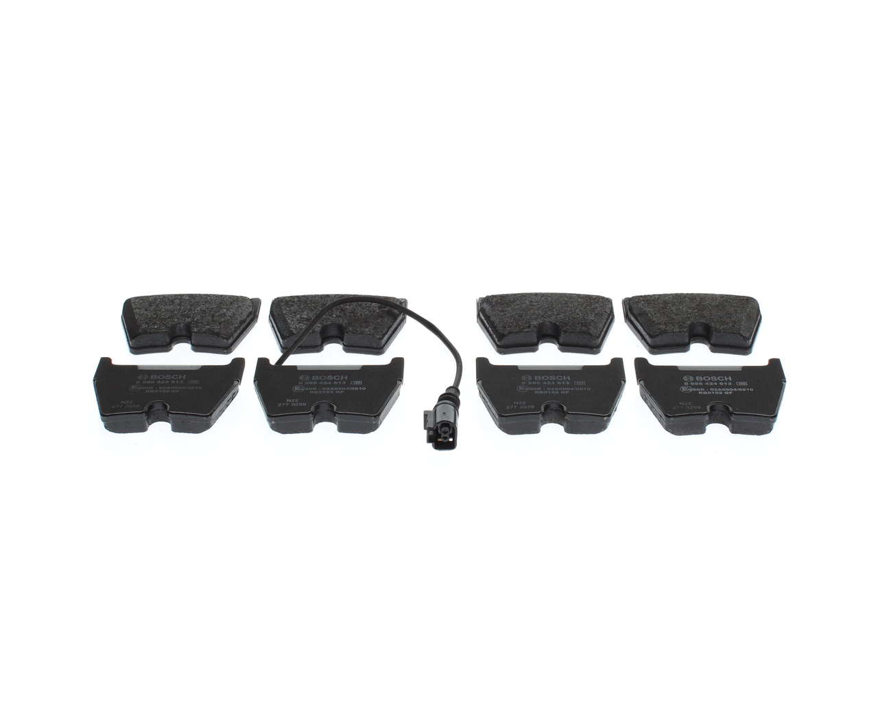 Brake pad set BP2404 BOSCH 8V0698151P AUDI