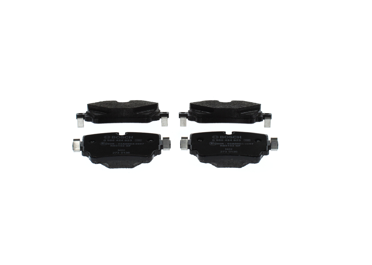 Plaquettes de frein 0 986 424 623 BOSCH C2D40929 DAIMLER