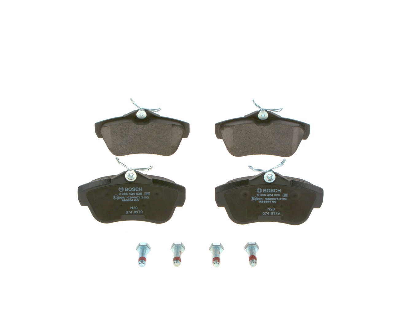 BOSCH 0986424625 Τακάκια δισκόφρενων Citroen Jumpy Van τιμες