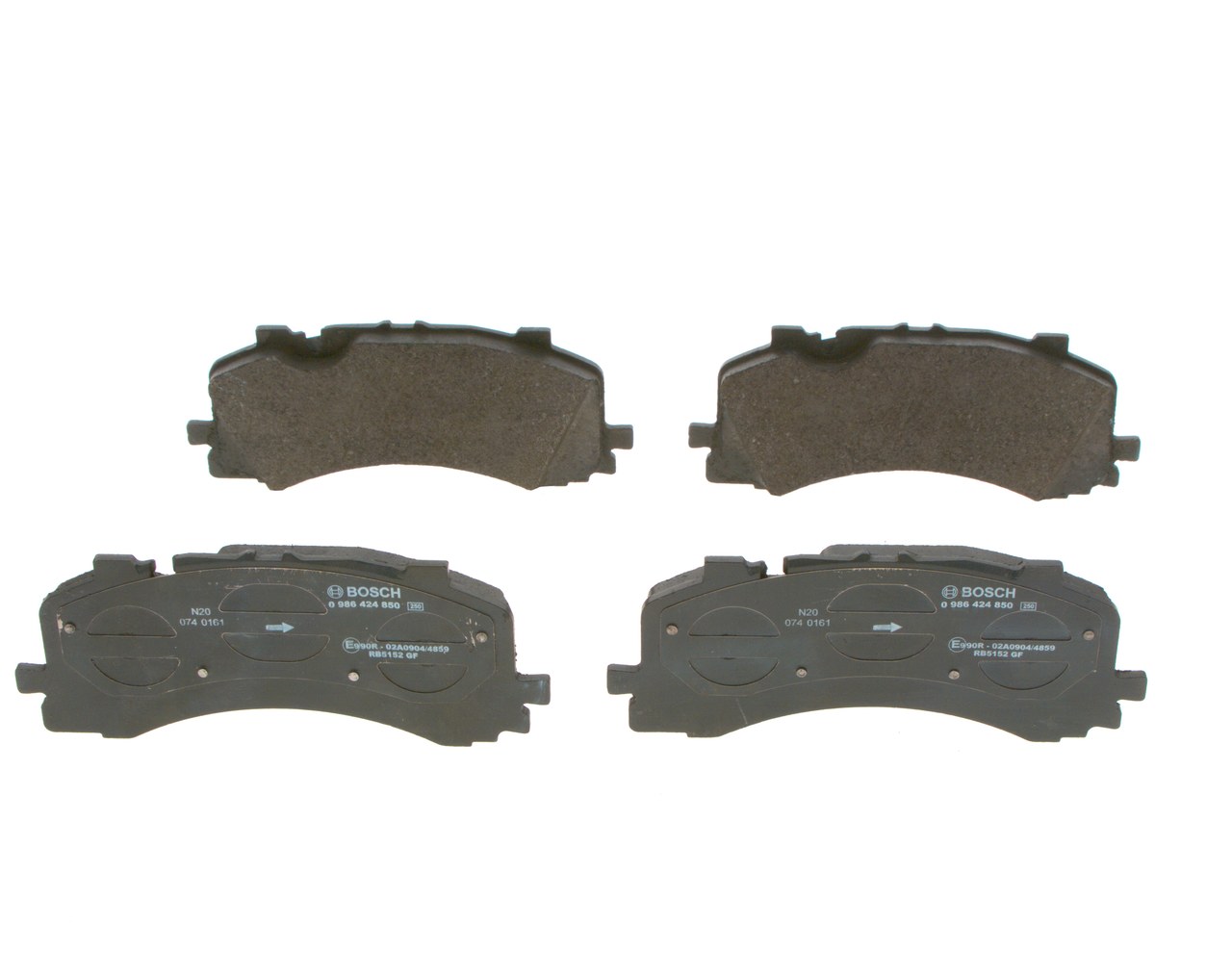 BOSCH 0 986 424 850 Remblokken AUDI Q7 kosten