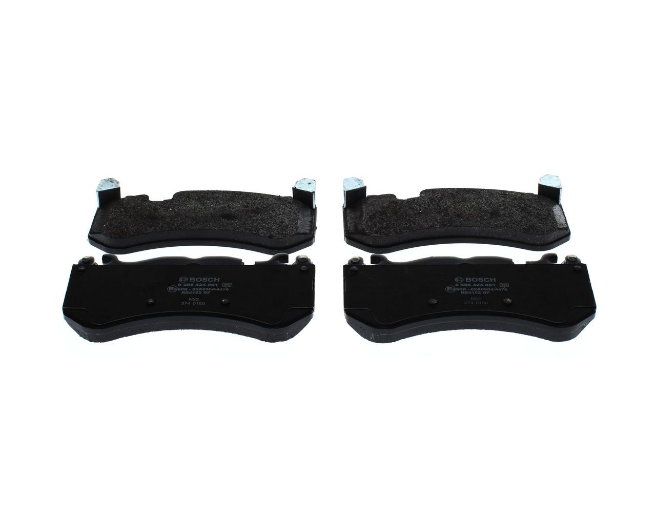 BOSCH 0 986 424 861 Bremsebelegg Mercedes W213 originale pris
