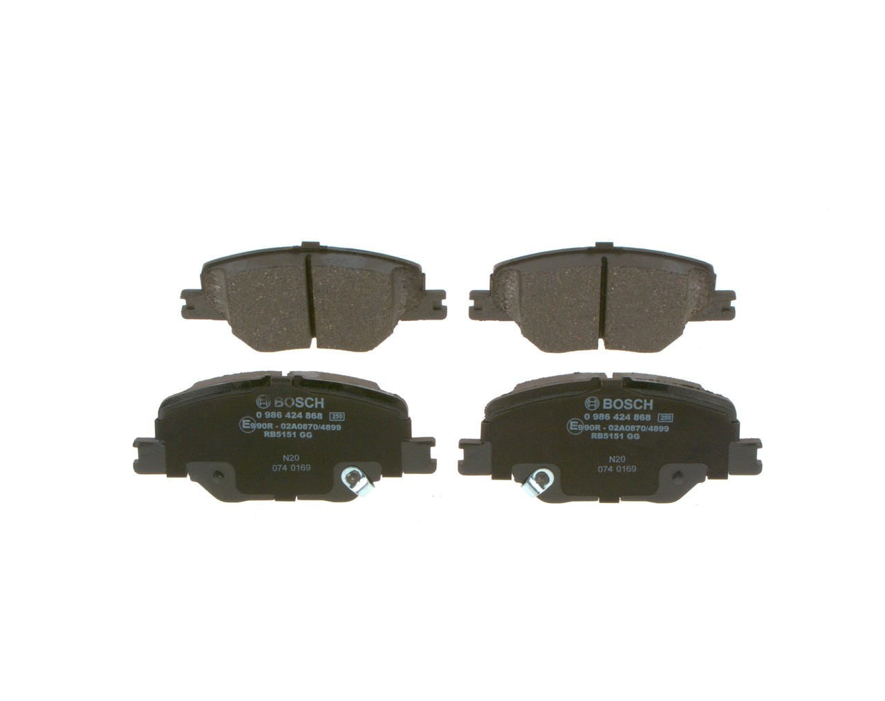 BOSCH Bremžu kluči 0 986 424 868 BOSCH 0 986 424 868 Bremžu uzliku kompl., disku bremzes OPEL Insignia B Sports Tourer Van / Universālis (Z18) lēti