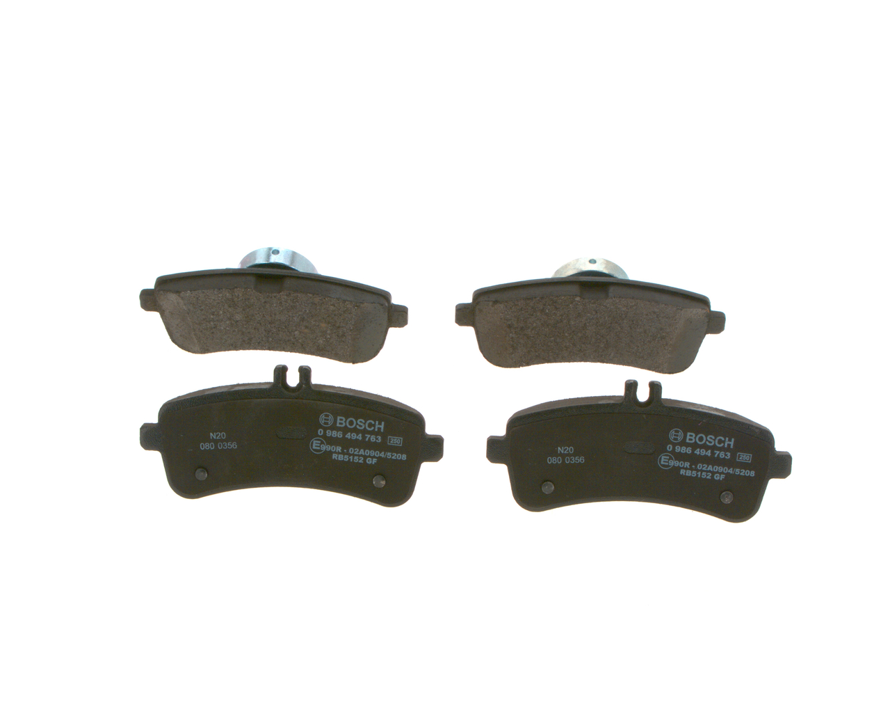 0 986 494 763 Bremsbeläge BOSCH A0004203700 INFINITI