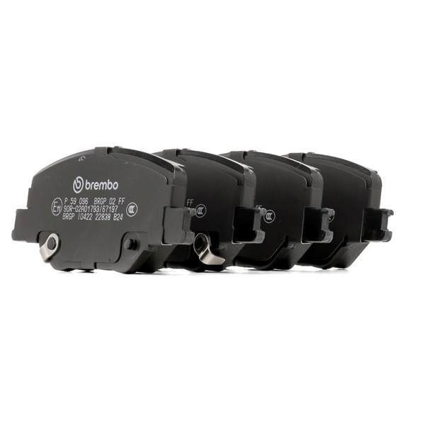 Plaquettes de frein P 59 096 BREMBO 84720014 CHEVROLET